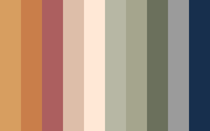 Red Office Color Palette designed by Kristen Bolte