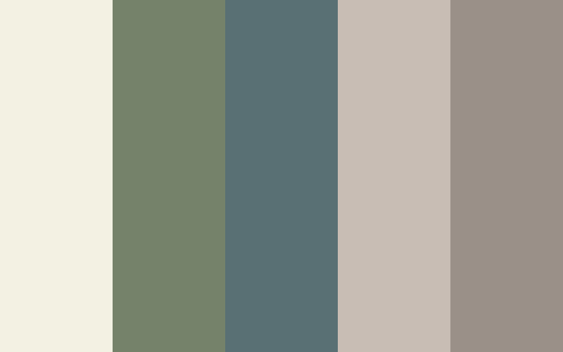 Vintage Office Color Scheme designed by Abby Rios